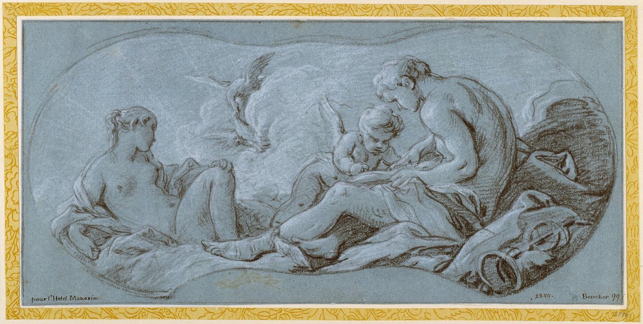 Cupidos oppvekst av François Boucher