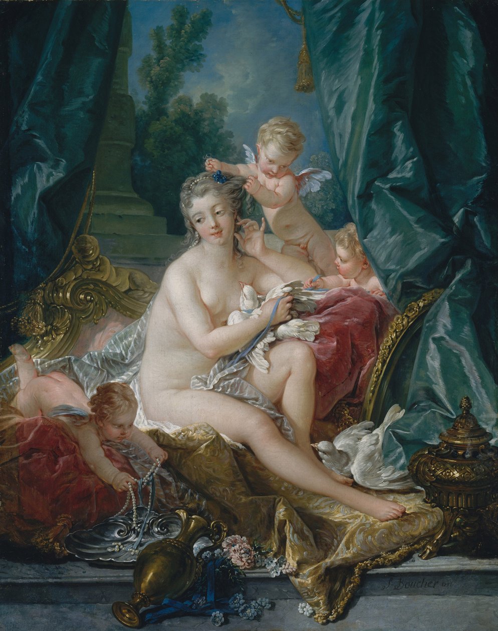 The Toilette of Venus av François Boucher