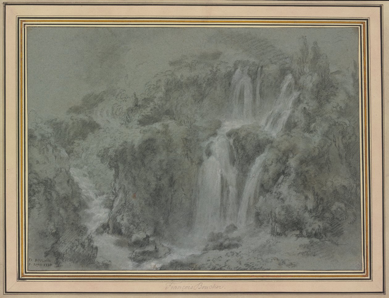 Fossene i Tivoli av François Boucher