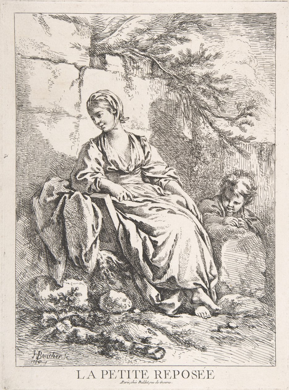 Den hvilende jenta av François Boucher