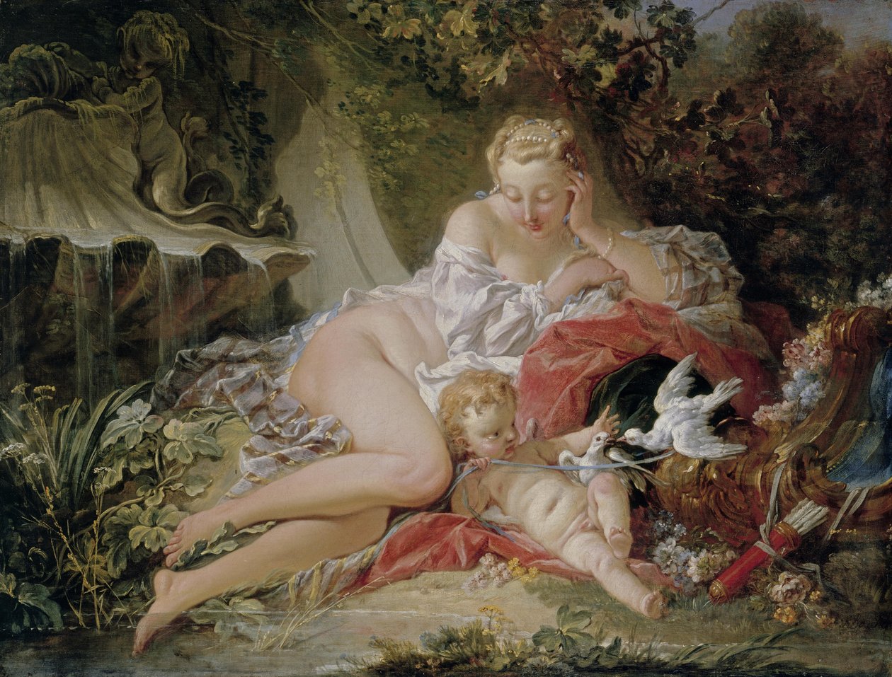 Venus og Amor av François Boucher