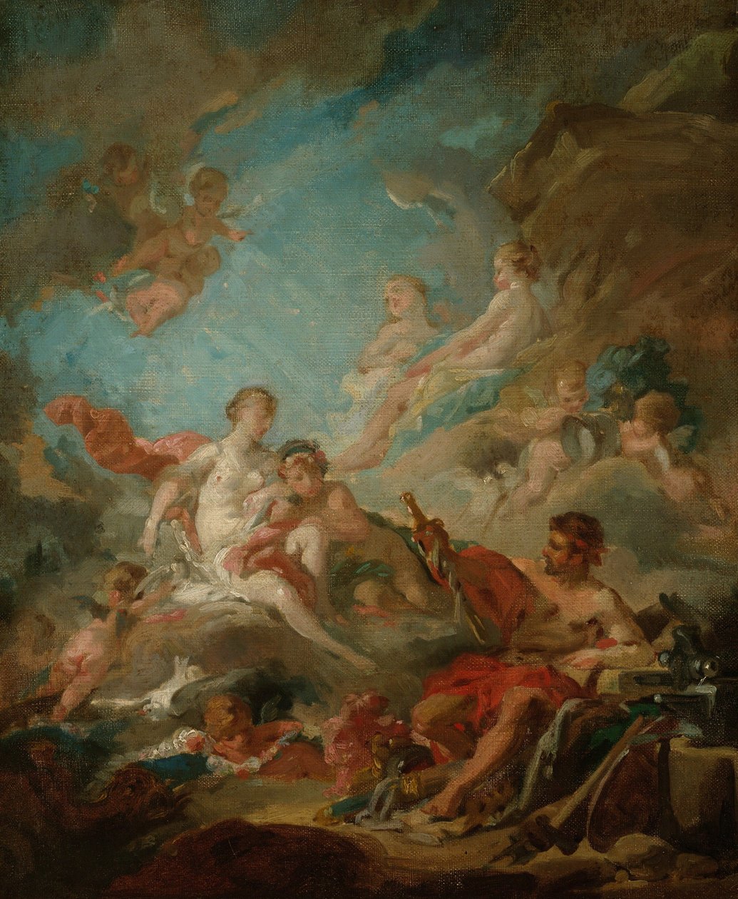 Venus i Vulcanus’ verksted av François Boucher