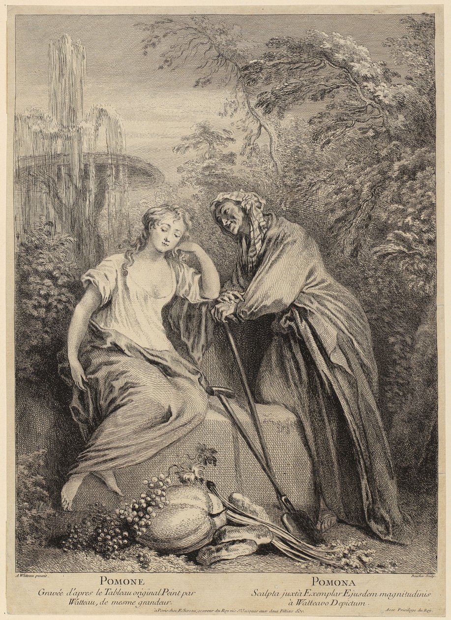 Vertumnus og Pomona av François Boucher