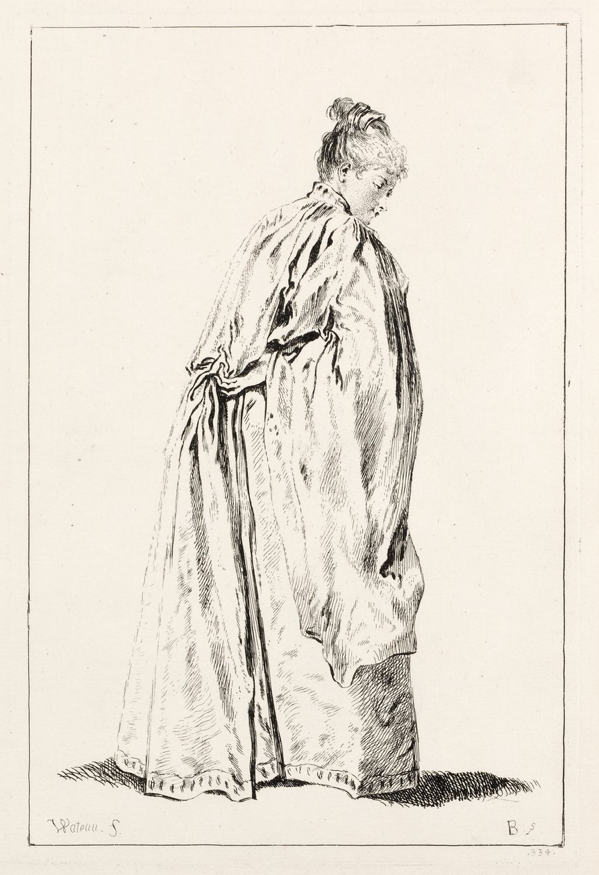 Kvinne Stående av François Boucher