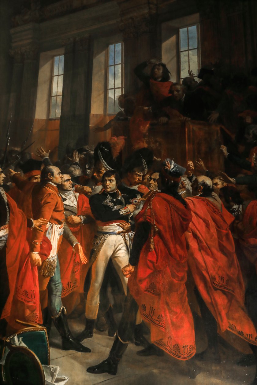 General Bonaparte ved rådet for fem hundre i Saint-Cloud av Francois Bouchot