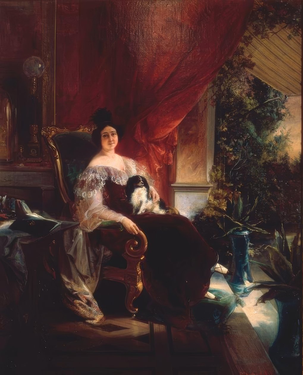 Madame de Gama-Axe av Francois Bouchot