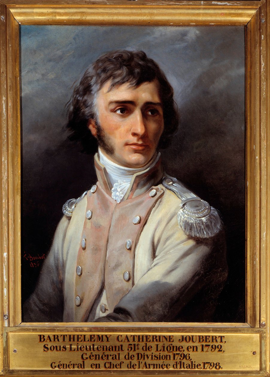 Portrett av Barthelemy Joubert (1769 - 1799) i sekondløytnants uniform av Francois Bouchot