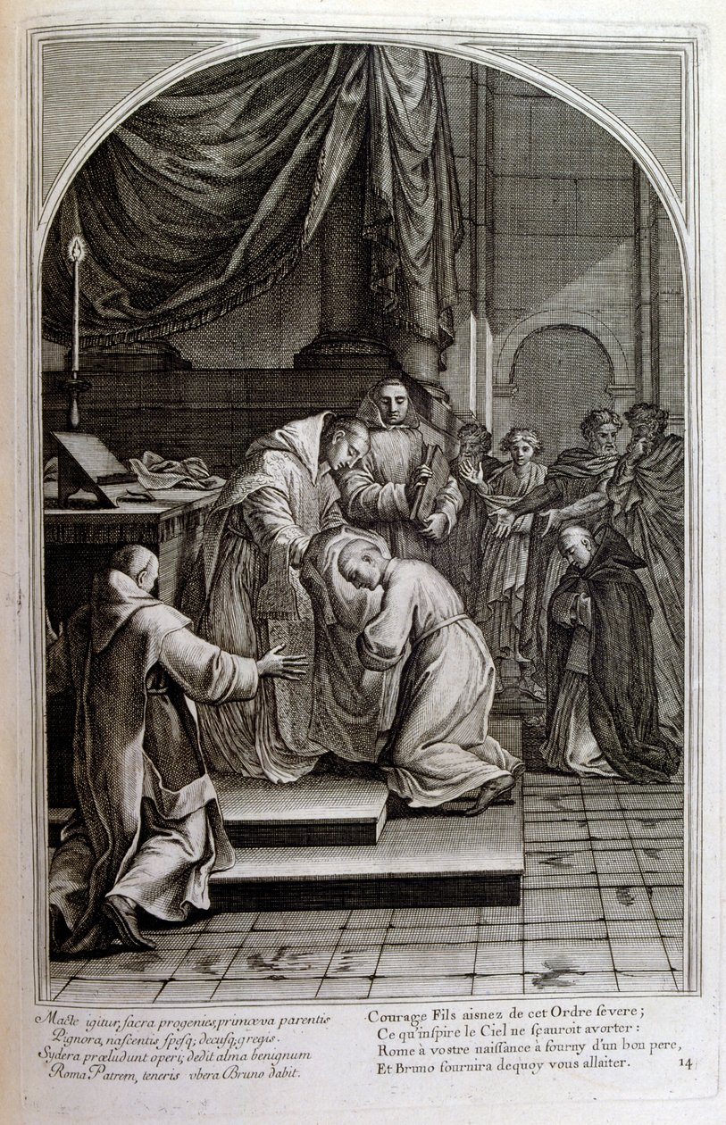 Gravering av Francois Chauveau 1680 