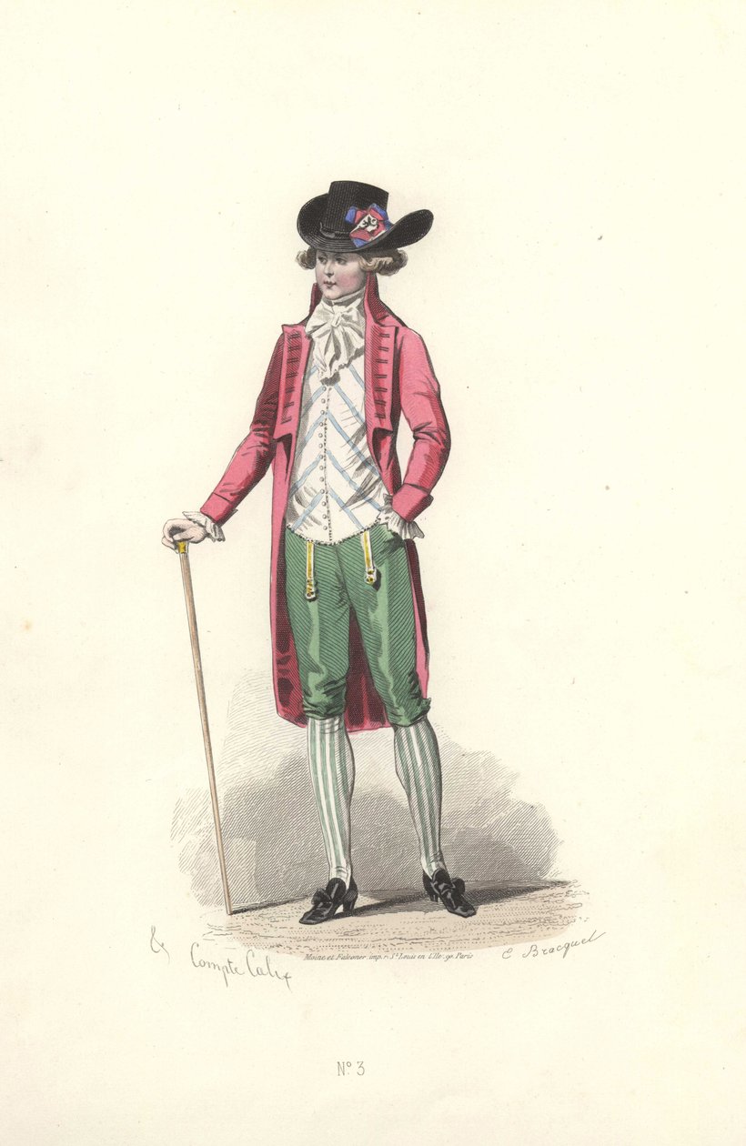Dandy, Marie Antoinettes tid. av Francois Claudius Compte Calix
