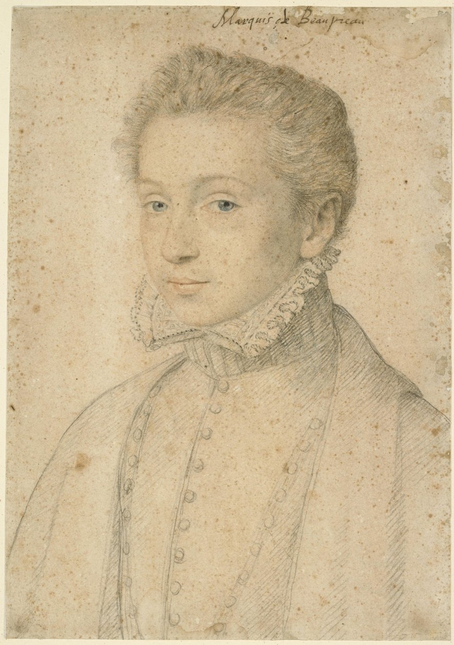 Portrett av Henri de Bourbon, marki des Beaupréau av François Clouet