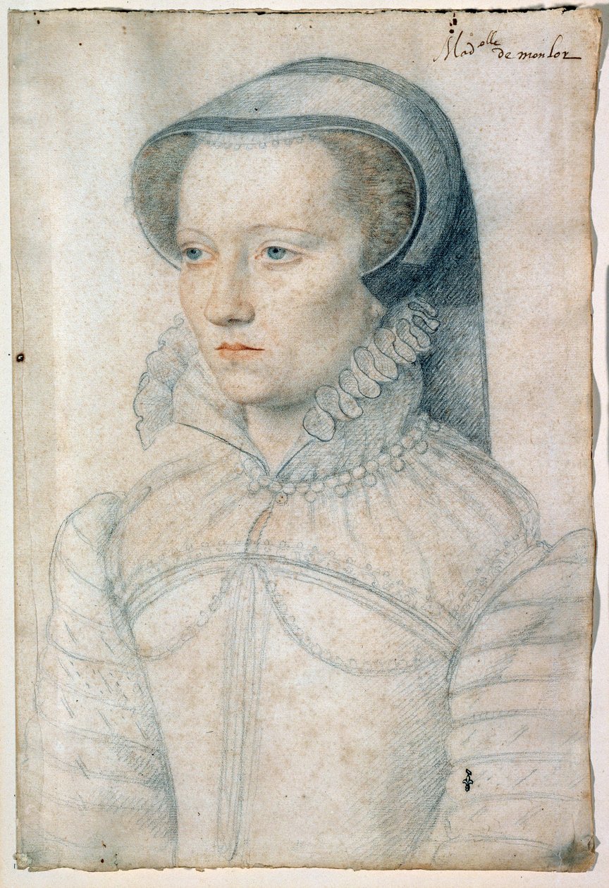Portrett av Diane de Clermont, Mademoiselle de Monlor av François Clouet