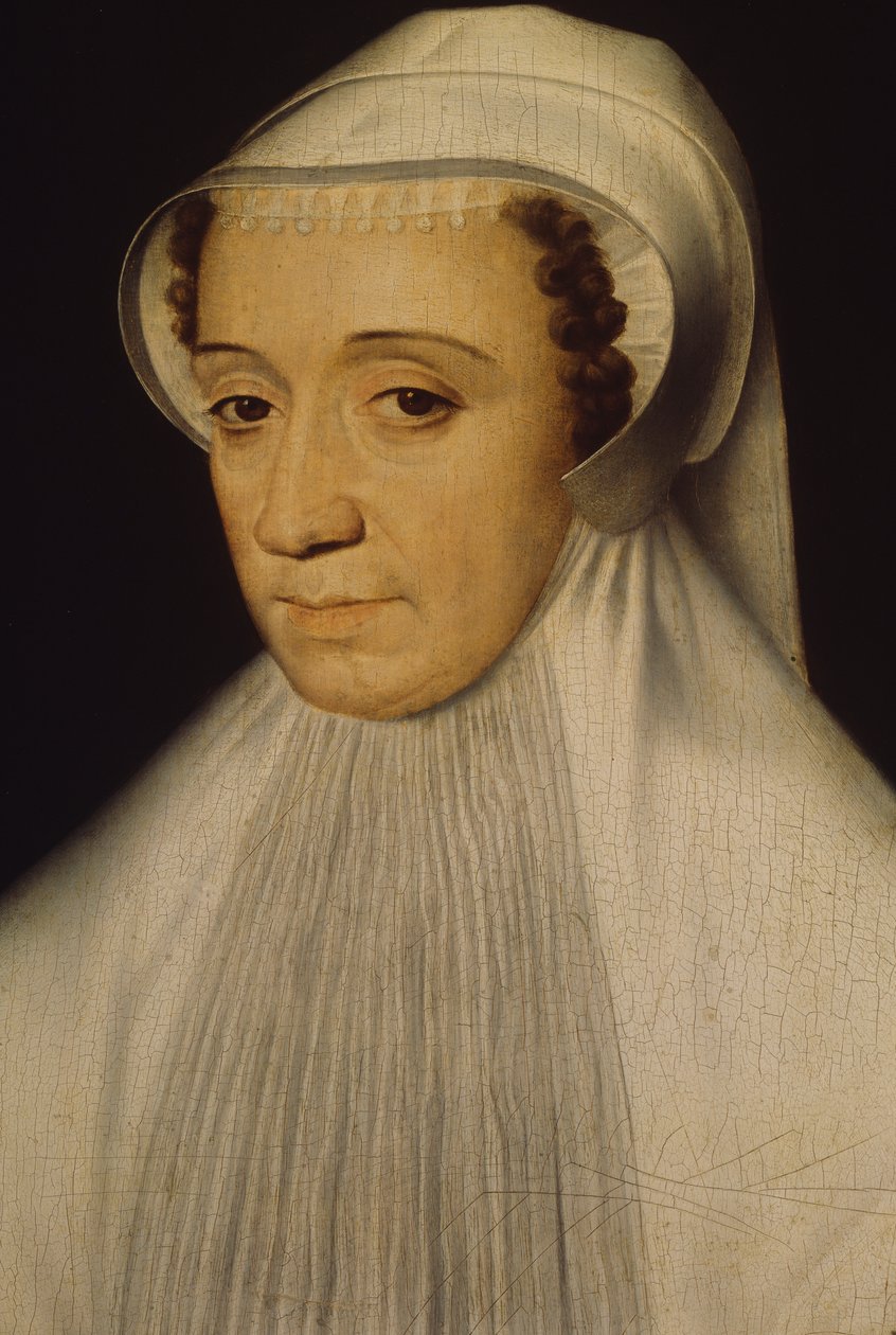 Portrett av Marguerite de Valois (slottet Saint-Germain-en-Laye 1553-Paris 1615), av Francois Clouet (1515-1572) av François Clouet