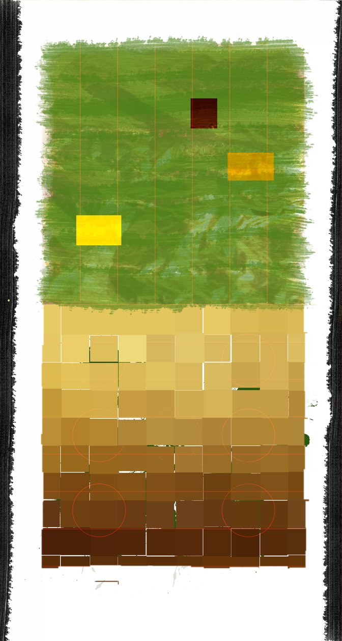Genesis Day 3: Vegetation, 2014, (digitalt maleri) av Francois Domain