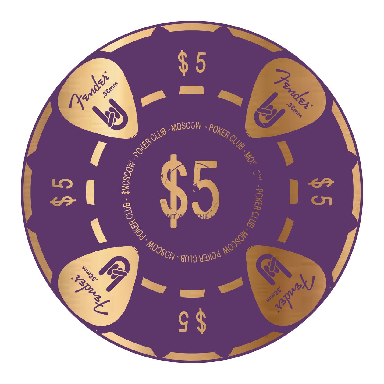 PokerChip , 2015, digital av Francois Domain