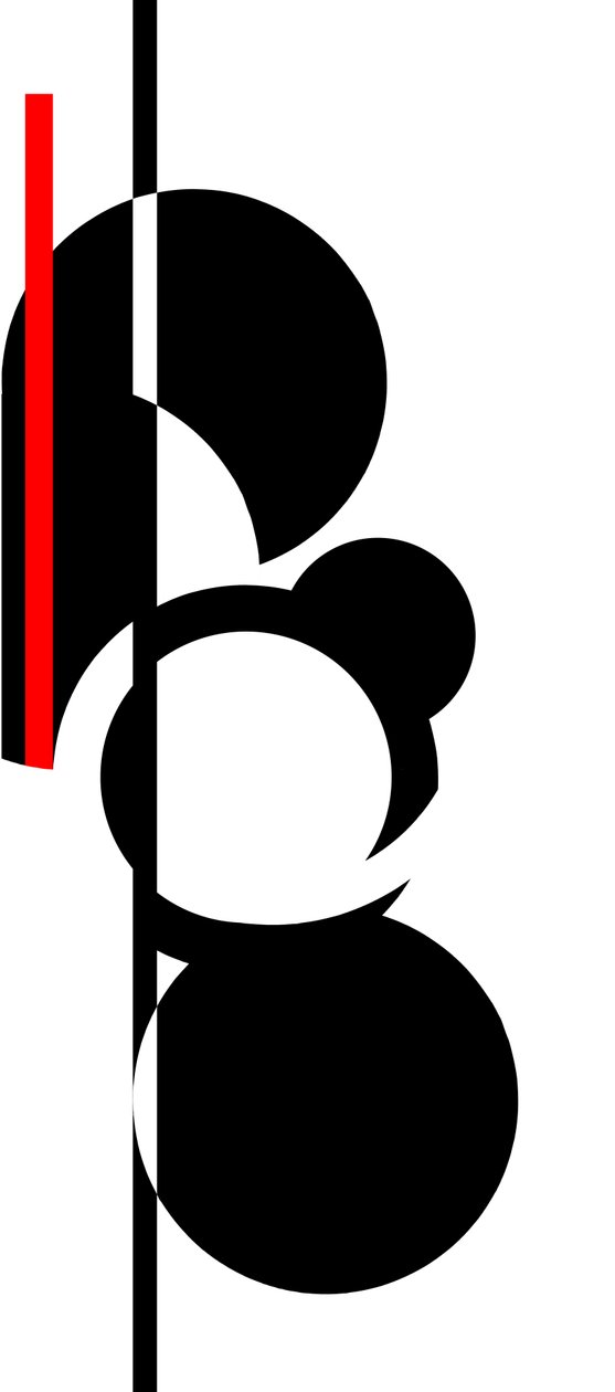 Treble Clef, 2016, (skjermtrykk) av Francois Domain