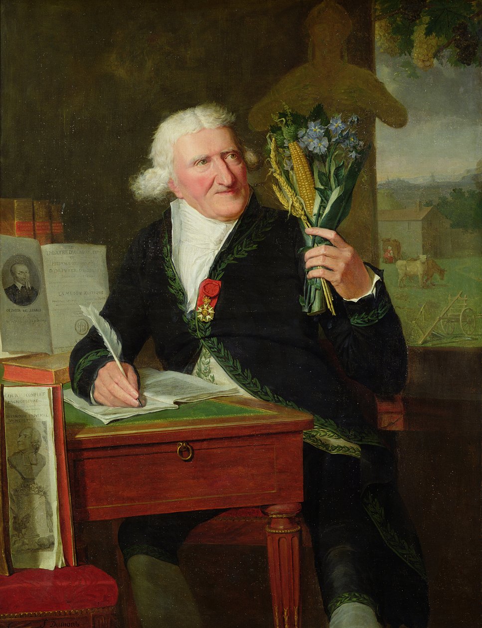 Portrett av Antoine Parmentier (1737-1813) 1812 (olje på lerret) av Francois Dumont