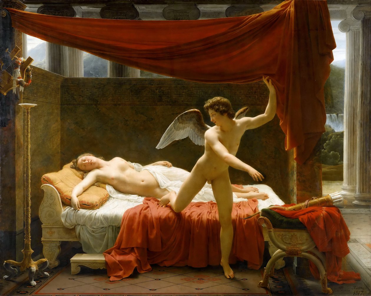 Amor og Psyche av Francois Edouard Picot