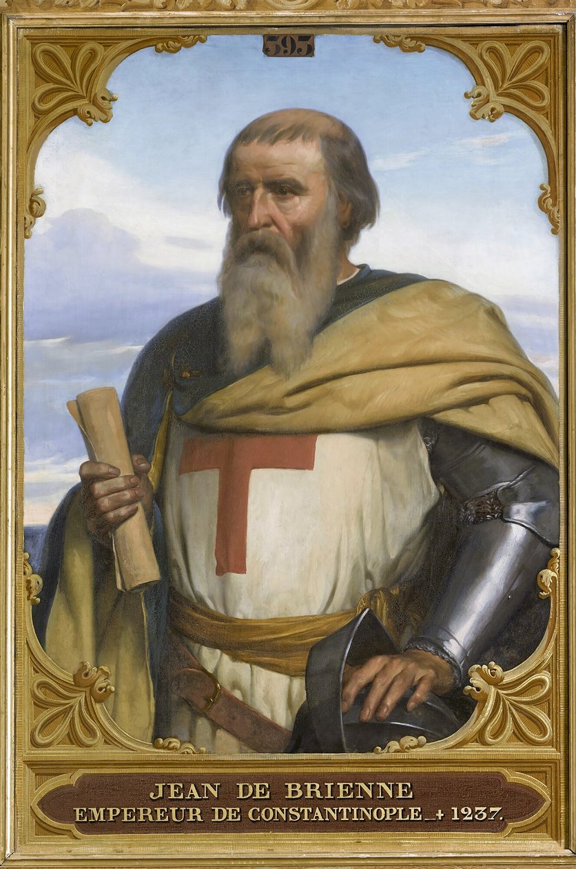 John av Brienne, konge av Jerusalem, 1845. av Francois Edouard Picot