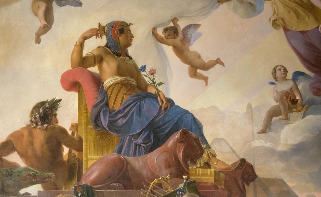 Studien og Genia vier det gamle Egypt til Hellas av Francois Edouard Picot