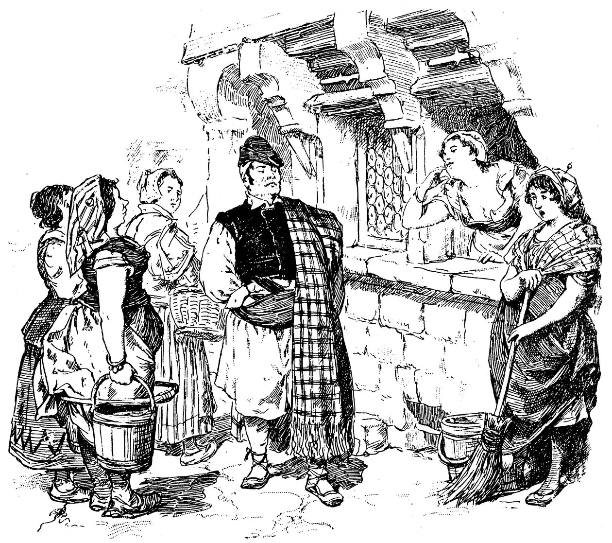 Illustrasjon for Paul Scarrons "Comic Romanesque": Kapittel 19 i del 2 