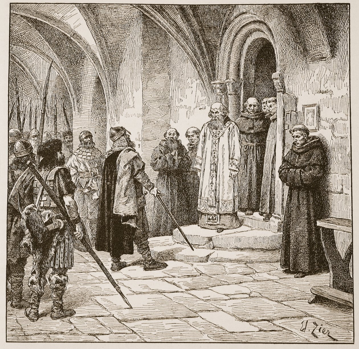 Swein krever løsepenger, illustrasjon fra 