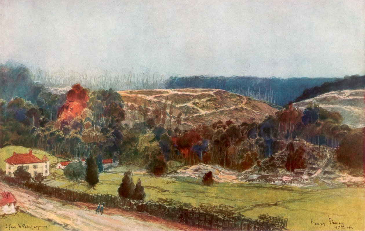 Ovnen i Paris, Frankrike, 1915 1926 av Francois Flameng