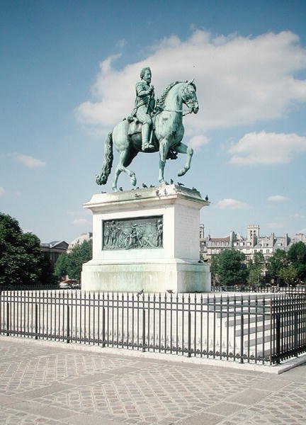 Rytterstatue av Henri IV (1553-1610) 1818 (bronse) av Francois Frederic Lemot