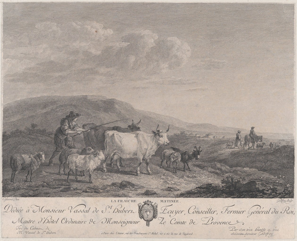 The Fresh Morning, sent på 1700-tallet, tidlig på 1800-tallet. av Francois Godefroy