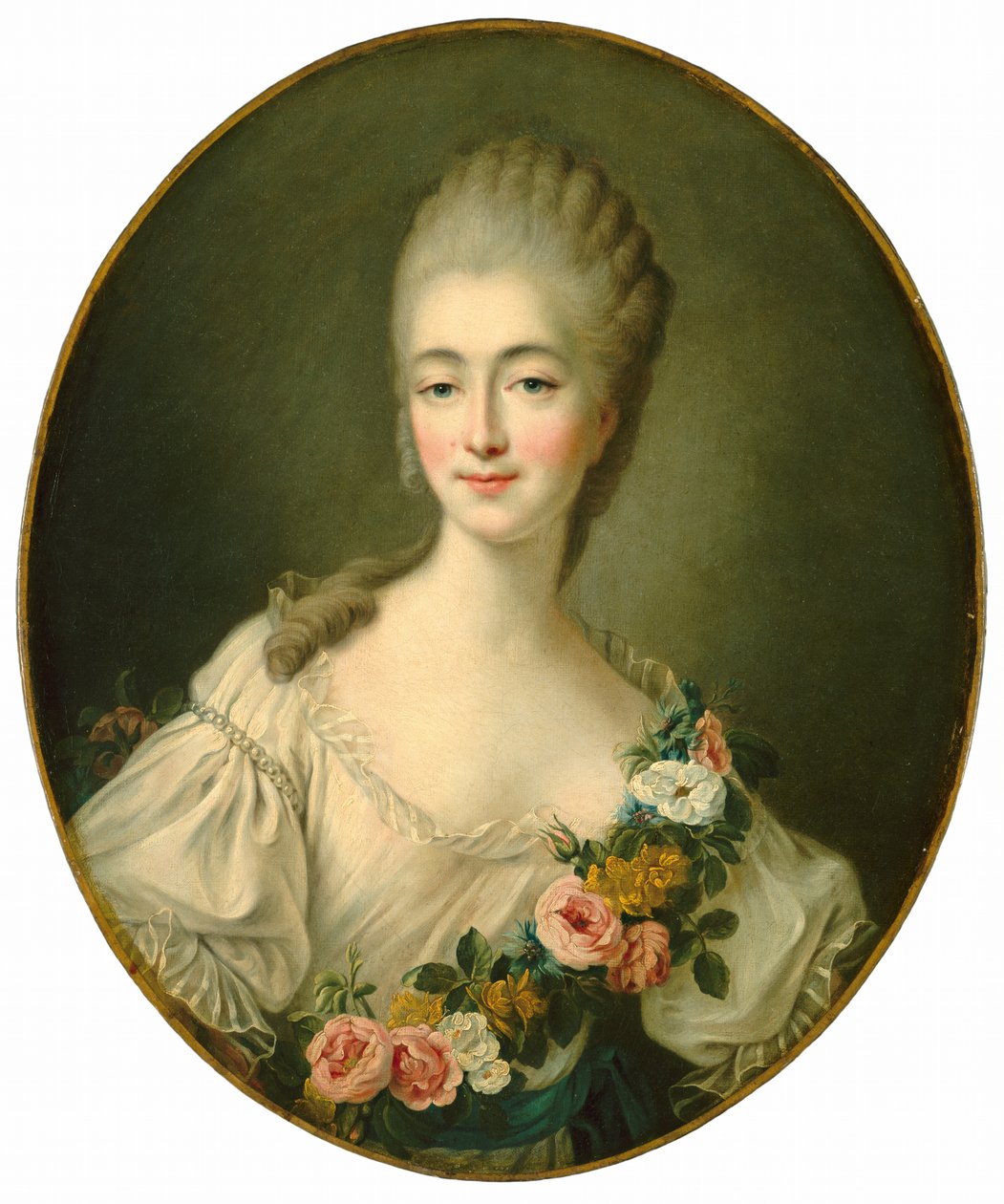 Jeanne Bécu, grevinne av Barry, ca. 17701774. av Francois Hubert Drouais