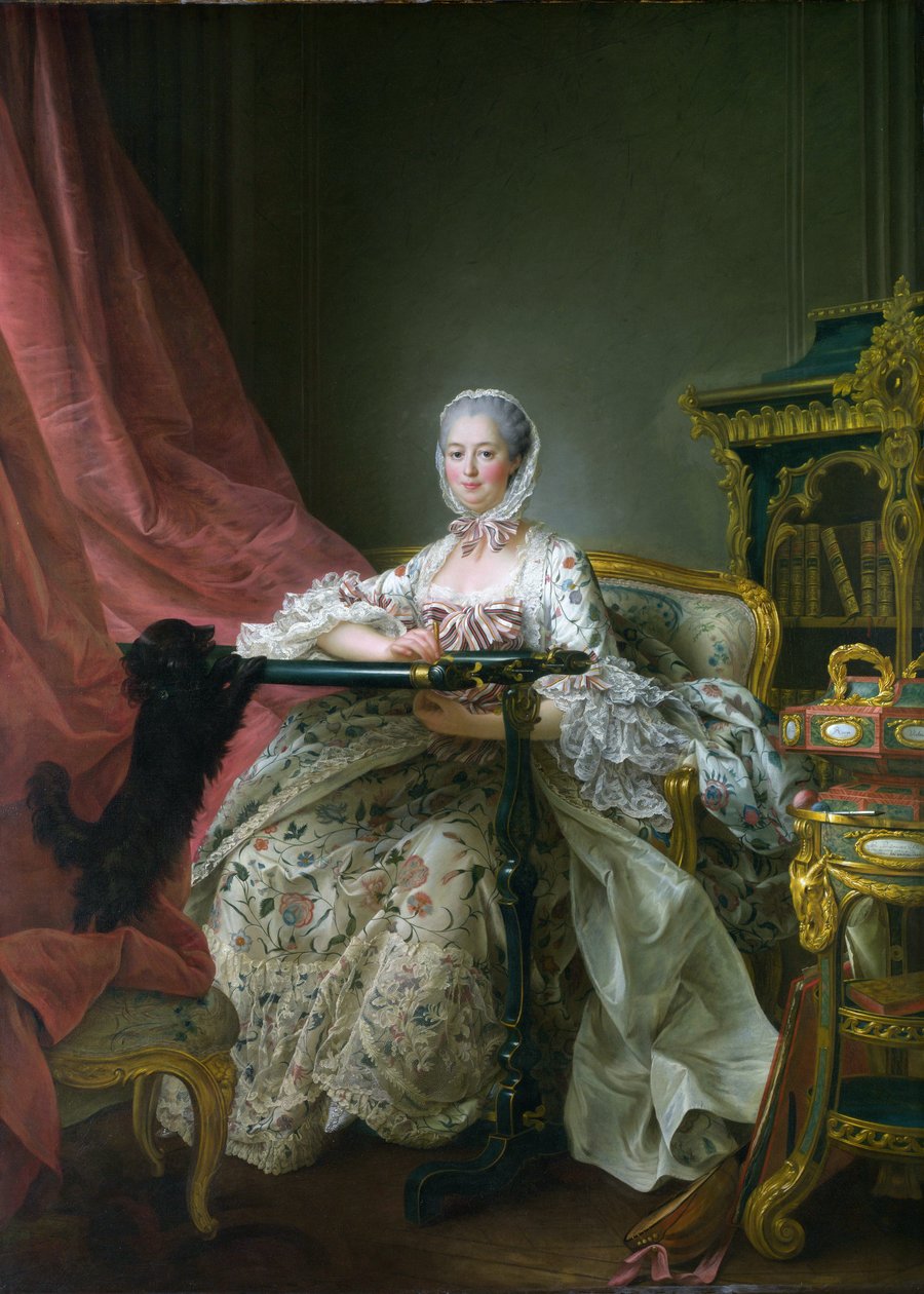 Madame de Pompadour av Francois Hubert Drouais