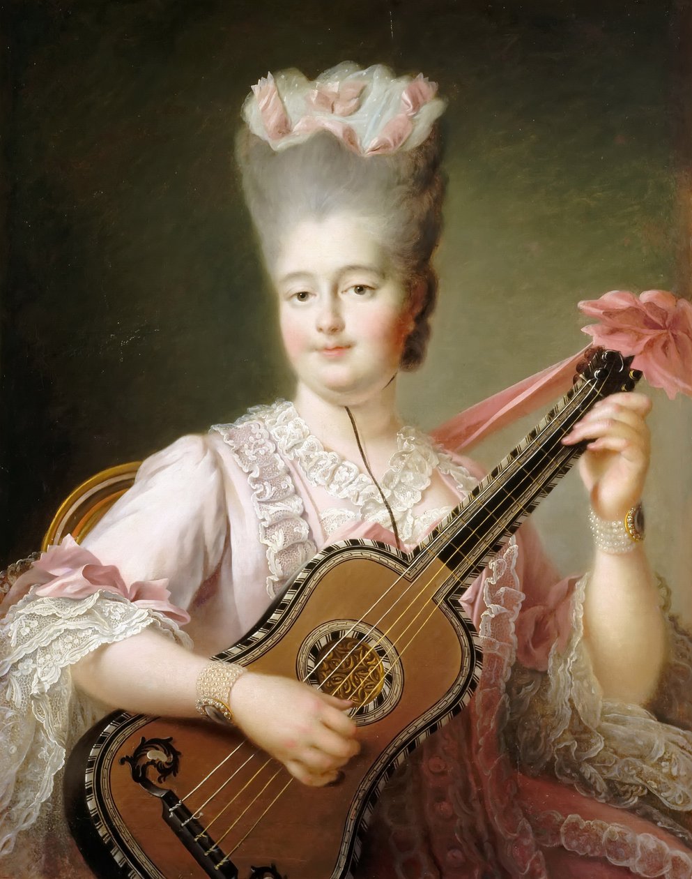 Marie Clotilde av Frankrike 1759-1802, dronning av Sardinia av Francois Hubert Drouais