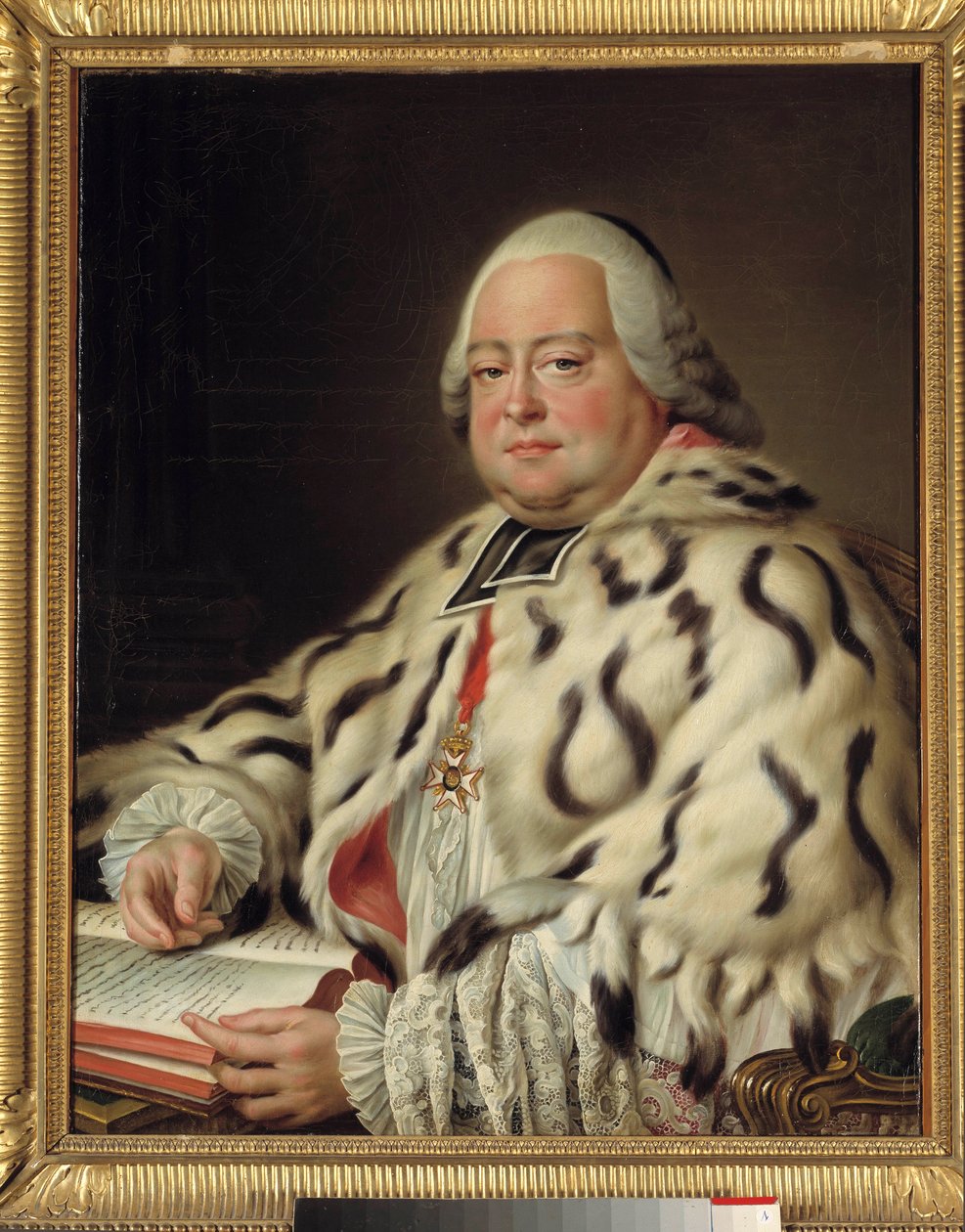 Portrett av Francois Camille de Lorraine, ridder av Malta (1726-1788) Abbe av Saint Victor av Marseille, stordekan for kapitlet til katedralen i Strasbourg Maleri av Francois Hubert Drouais (1727-1775) 1700-tallet. Dim. 0,79 x 0,64 m. Versailles, av Francois Hubert Drouais