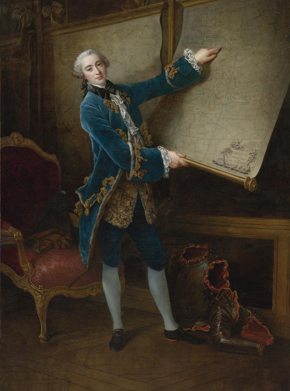 Portrett av Comte de Vaudreuil 1740-1817 av Francois Hubert Drouais