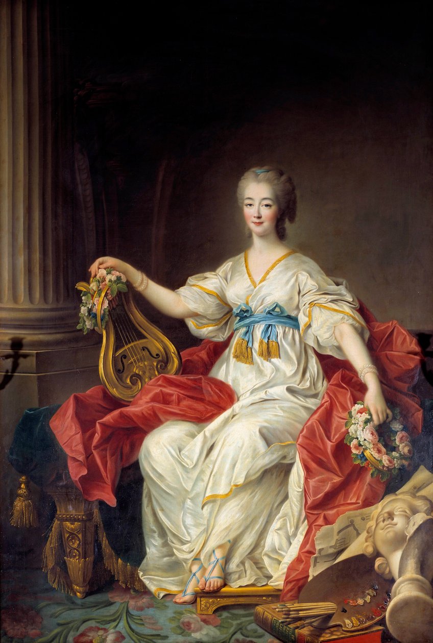Portrett av grevinnen Jeanne (Becu) du Barry av Francois Hubert Drouais