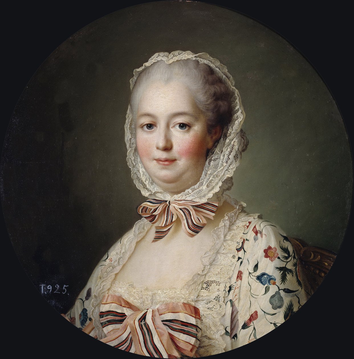 Portrett av Marquise de Pompadour (1721-1764) - Francois Hubert Drouais (1727-1775). olje på lerret av Francois Hubert Drouais