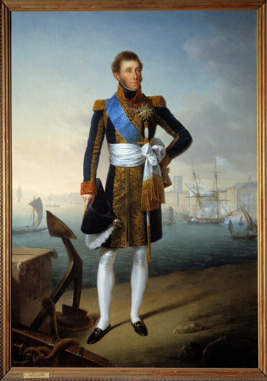Portrett i full lengde av Louis Antoine d