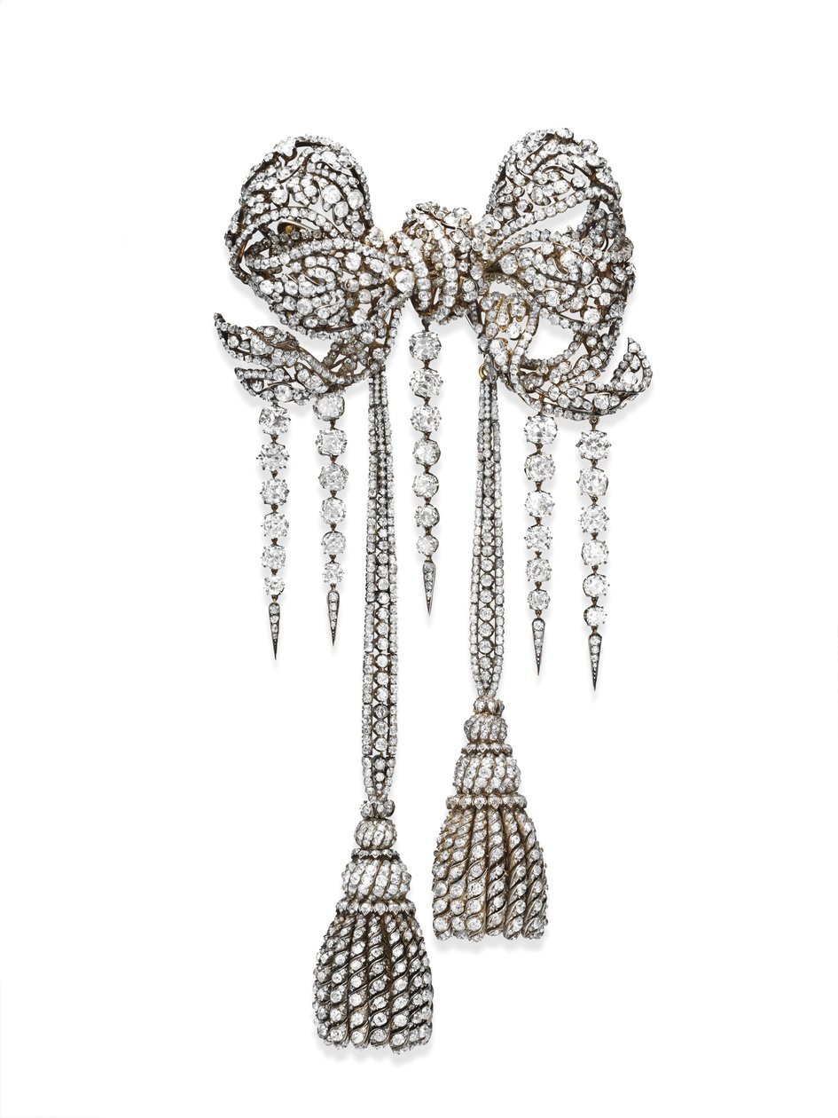 The Empress Eugenie Brooch, ca. 1855 (diamanter og sølvtopp) av Francois Kramer