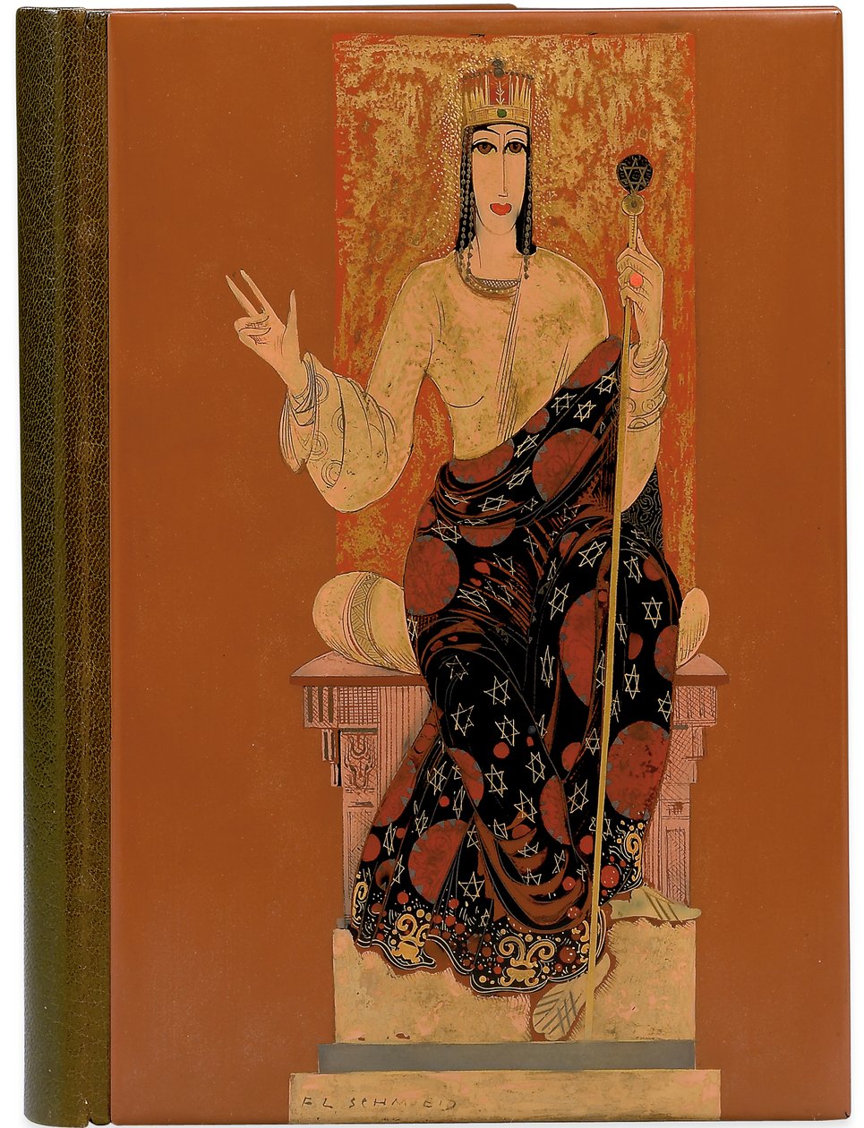 The Song of Salomon, lakk av Jean Dunand (1877-1942) av Francois Louis (after) Schmied