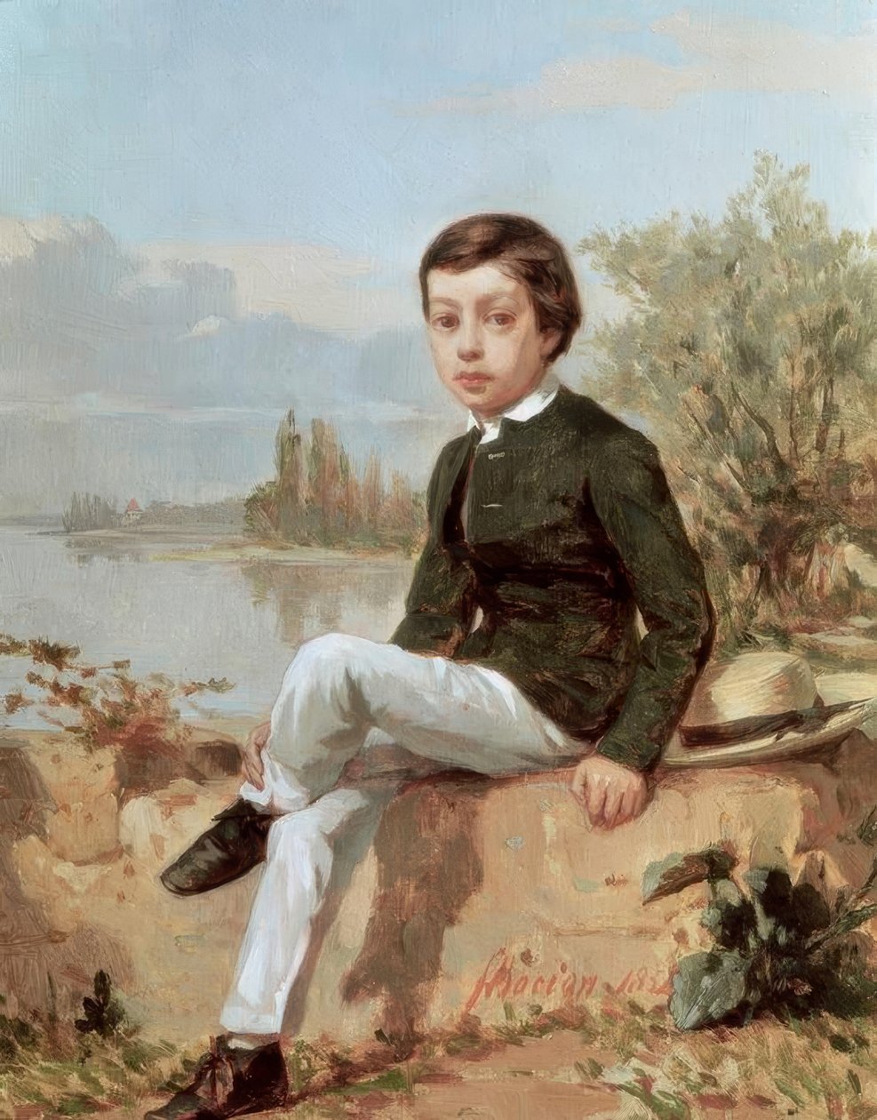 Portrett av Jacques Larguier (1844–1907) av Francois-Louis-David Bocion