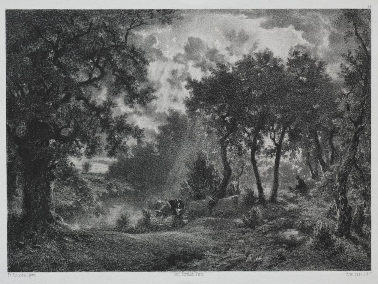 Etter dusjen. av Francois Louis Francais