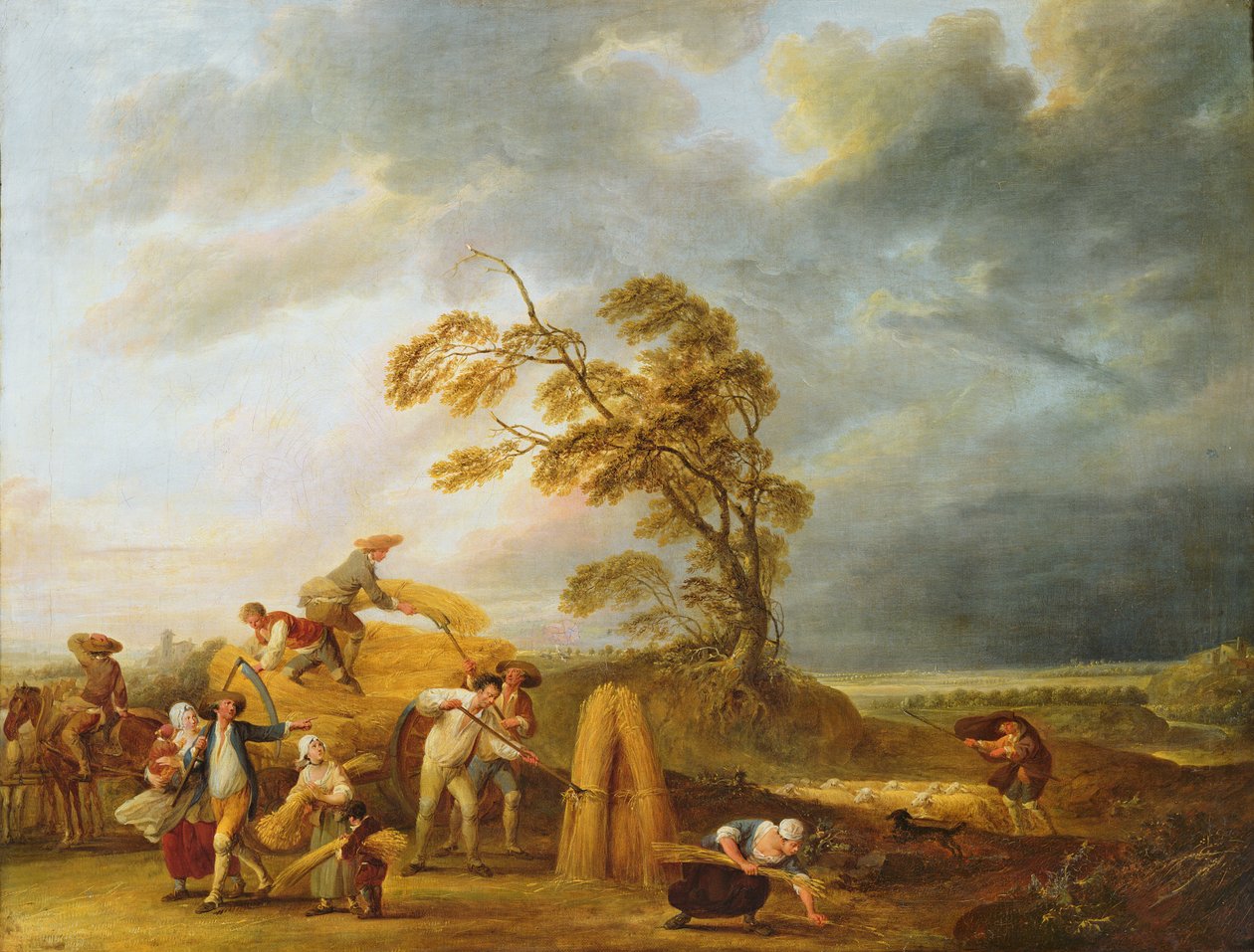 De fire timer på dagen: Vesper, 1771 av Francois Louis Joseph Watteau
