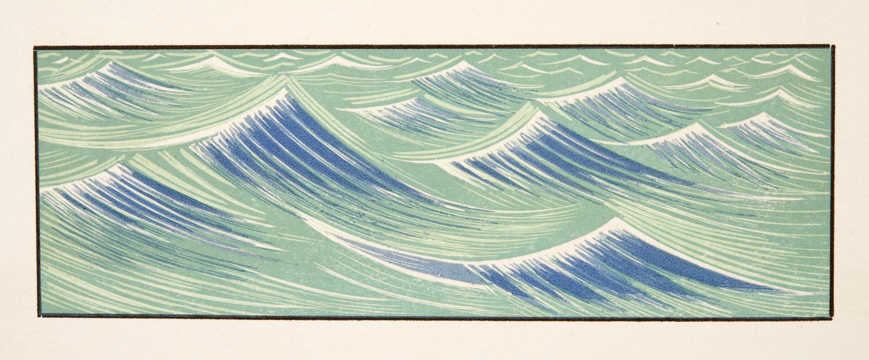 Grafisk illustrasjon fra Prometheus Enchained av Aeschylus, pub. 1941 (stensiltrykk) av Francois Louis Schmied