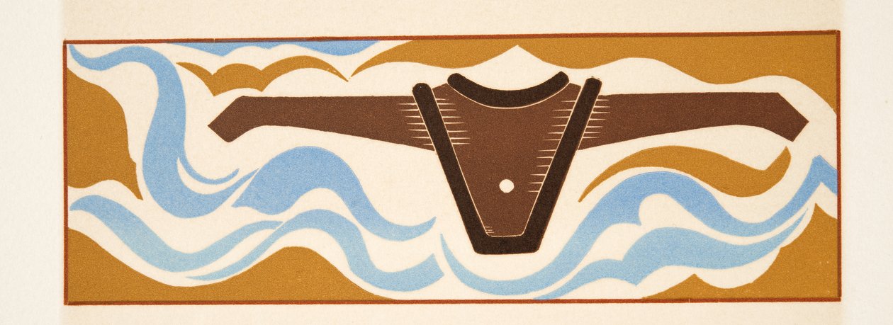 Grafisk illustrasjon fra Prometheus Enchained av Aeschylus, pub. 1941 (stensiltrykk) av Francois Louis Schmied