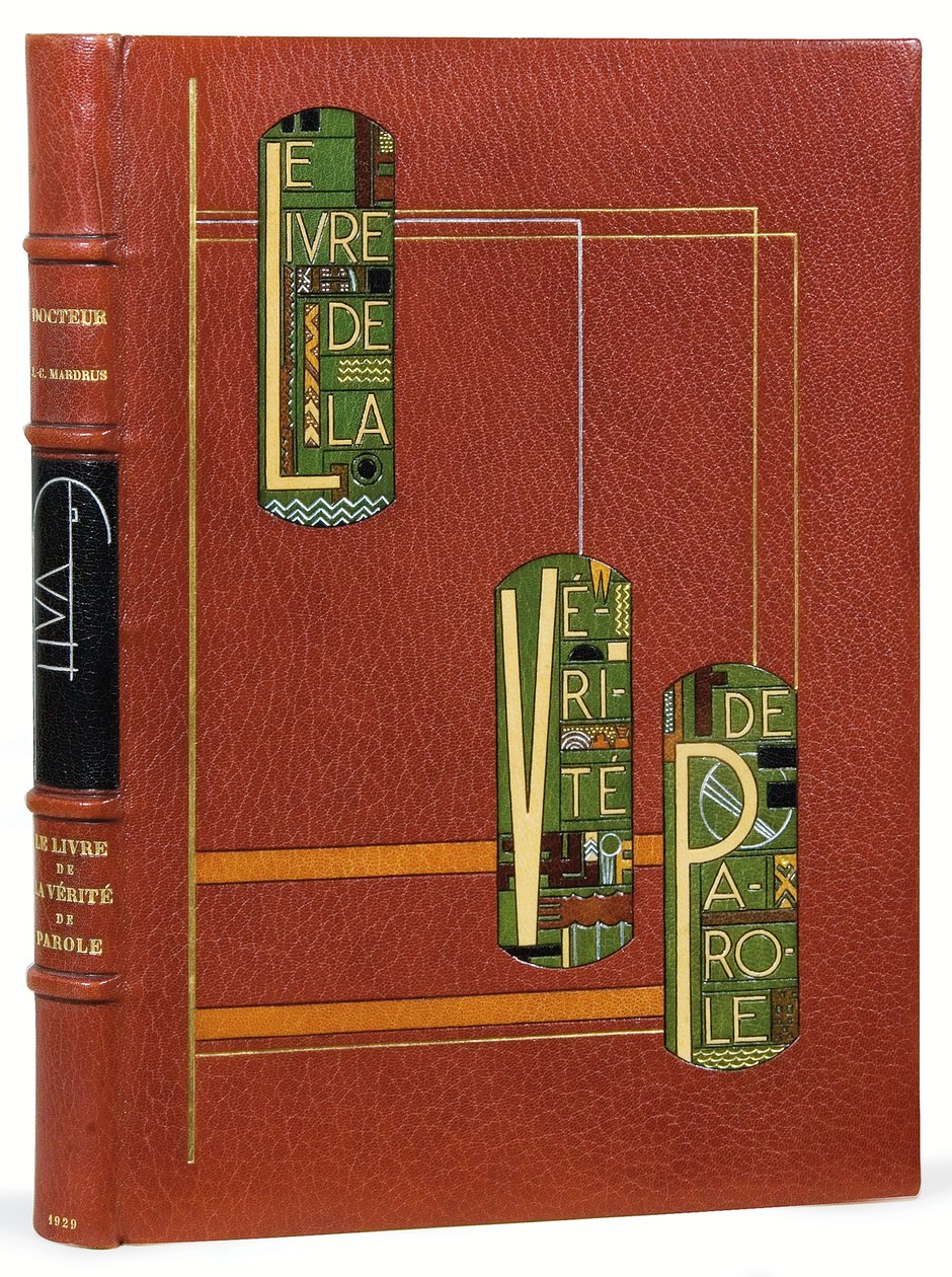 "The Book of the Truth of Speech" av Jean-Claude Mardrus av Francois Louis Schmied