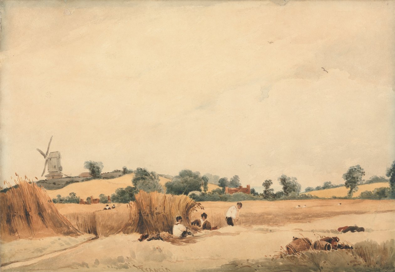 Høsting av Francois Louis Thomas Francia