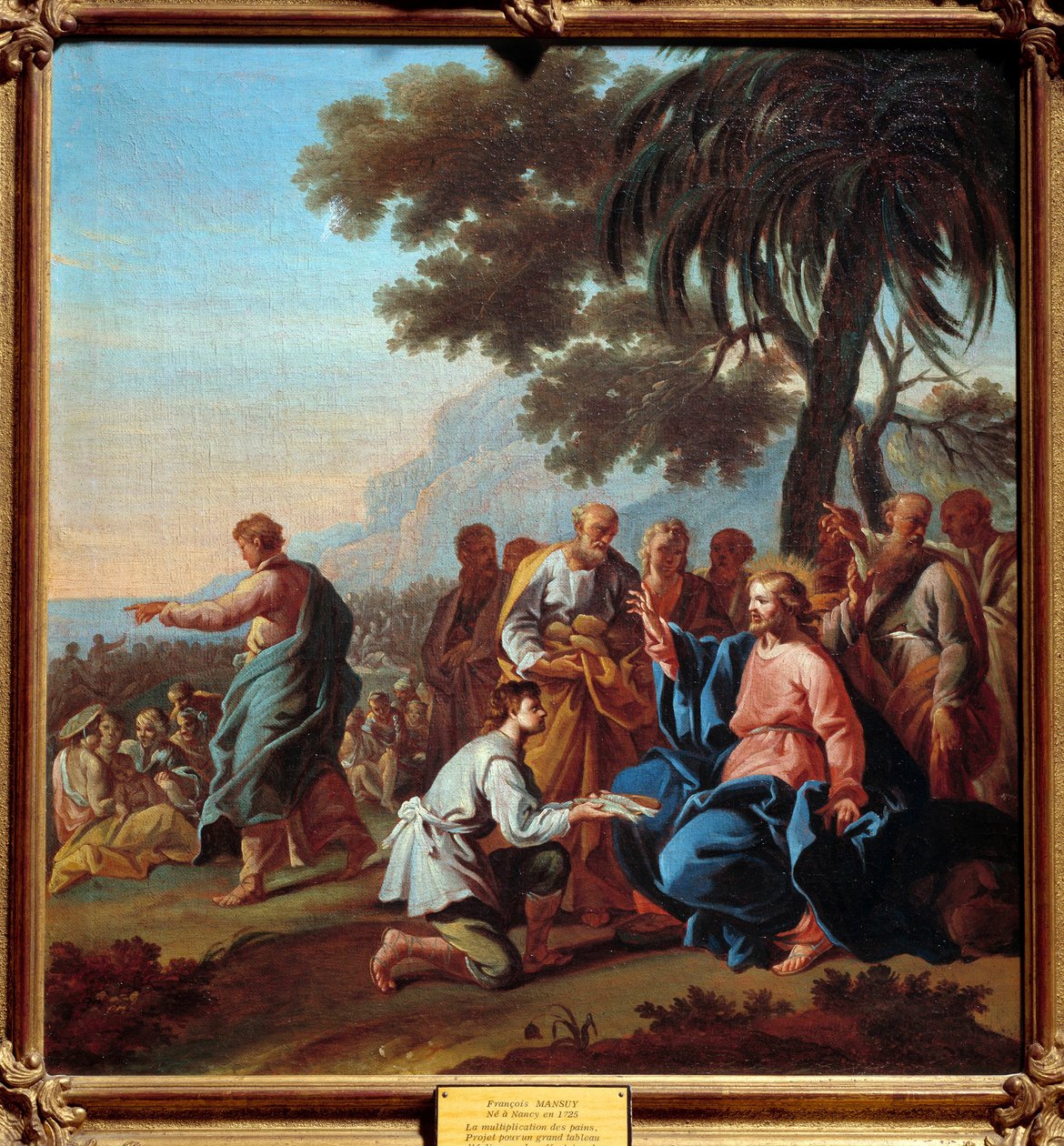 Formeringen av brød. Maleri av Francois Mansuy (1725 -? ) av Francois Mansuy
