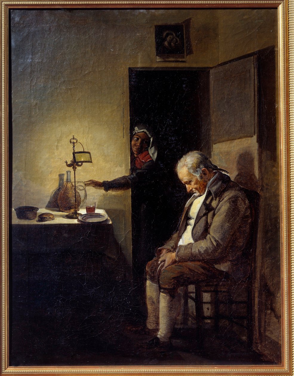 Søvnmaleri av Francois Marius Granet (1775-1849) 1800-tallet Aix en Provence, Musee Granet av Francois Marius Granet