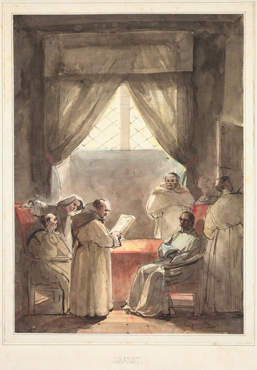 Munkene av Francois Marius Granet