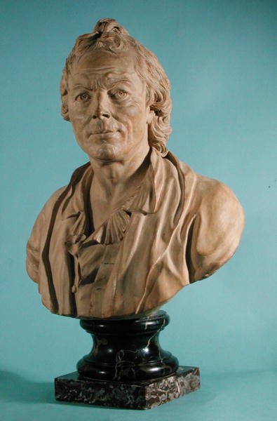 Byste av Christoph Willibald Gluck (1714-87) (gips) av Francois Martin