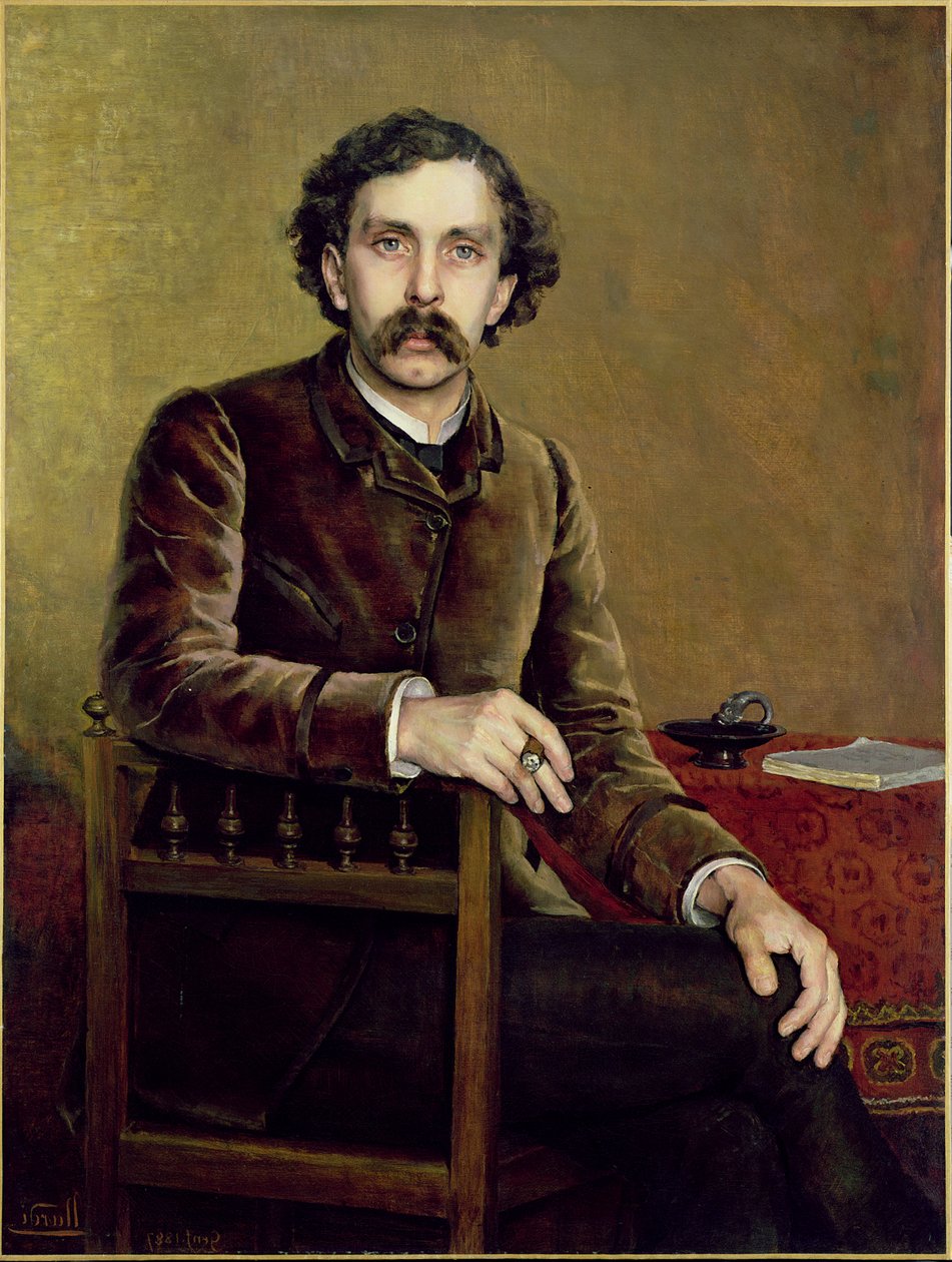 Portrett av Stephane Mallarme av Francois Nardi